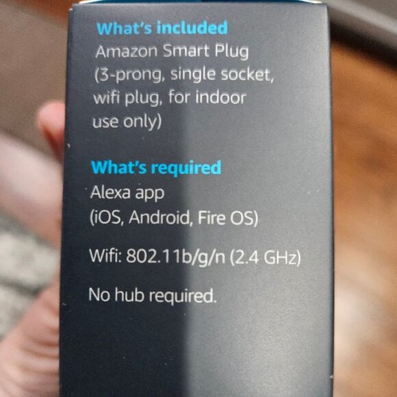 AMAZON "ALEXA" SMART PLUG - WORKS WITH ALEXA VOICE CONTROL, 3-PRONG - Picture 2 of 6